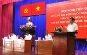Viện trưởng VKSND tối cao Lê Minh Trí tiếp xúc cử tri TP Hồ Chí Minh
