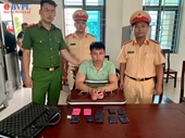 CSGT Công an tỉnh Nghệ An bắt giữ nhiều tội phạm ma túy