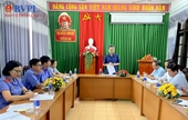 Ban Pháp chế HĐND tỉnh Quảng Trị làm việc với VKSND huyện Hải Lăng