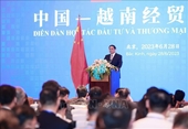 Thủ tướng Phạm Minh Chính dự Diễn đàn hợp tác đầu tư và thương mại Việt Nam - Trung Quốc