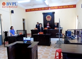 VKSND huyện Cần Đước phối hợp tổ chức phiên tòa trực tuyến rút kinh nghiệm