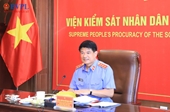 Đồng chí Nguyễn Huy Tiến chủ trì họp Ban Thường vụ Đảng ủy VKSND tối cao tháng 7 2023
