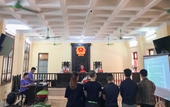 VKSND thị xã Hồng Lĩnh phối hợp tổ chức phiên toà xét xử rút kinh nghiệm