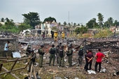 Nổ kho pháo hoa thổi bay cả khu chợ ở Thái Lan, hơn 120 người thương vong