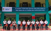 BIDV xây tặng Nhà văn hóa cộng đồng tránh lũ tại tỉnh Quảng Bình