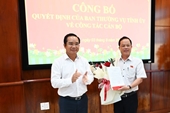 Chuẩn y đồng chí Lê Thành Út làm Phó Bí thư Huyện ủy, Chủ tịch UBND huyện Bến Lức