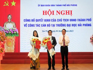 Đại học Hải Phòng có Hiệu trưởng mới