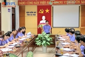 Kiểm tra việc thực hiện quy chế dân chủ tại VKSND tỉnh Hà Tĩnh