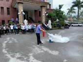 Tập huấn nghiệp vụ phòng cháy, chữa cháy cho VKSND 2 cấp tỉnh Quảng Ninh
