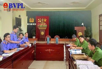 Trực tiếp kiểm sát tại Cơ quan thi hành án hình sự quận Đồ Sơn