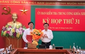 Bộ Chính trị chuẩn y Phó Chủ nhiệm Ủy ban Kiểm tra Trung ương khóa XIII Nguyễn Văn Quyết