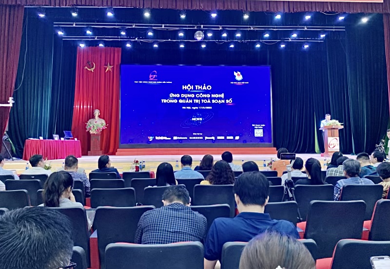 Hội thảo khoa học Ứng dụng công nghệ trong quản trị toà soạn số