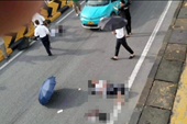 Đi xe máy rơi xuống hầm chui Đại lộ Thăng Long khiến 2 nam thiếu niên thương vong