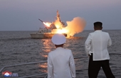 Triều Tiên diễn tập phóng tên lửa hành trình chiến lược đáp trả tập trận chung Mỹ- Hàn