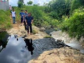 Công an điều tra vụ dòng suối bị nhuộm màu đen kịt, bốc mùi thối ở Đắk Nông