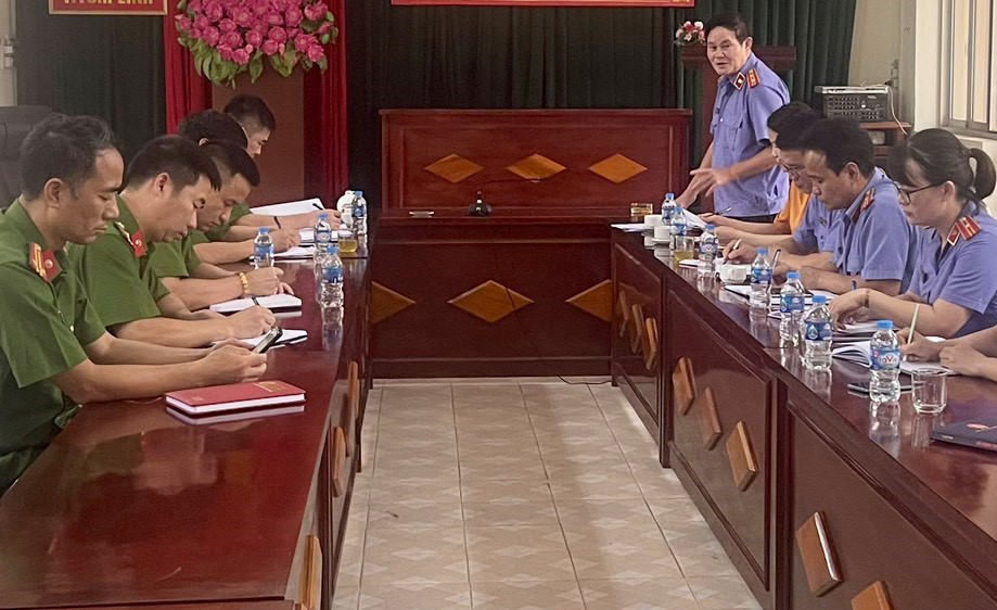 VKSND TP Chí Linh trực tiếp kiểm sát giải quyết nguồn tin về tội phạm