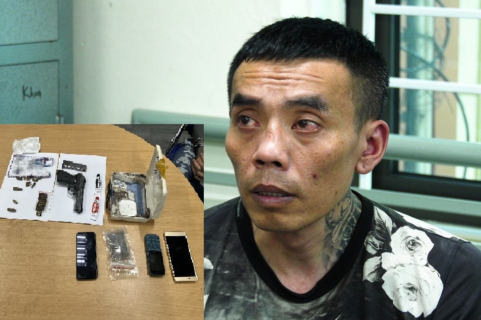 Bắt đối tượng mang theo súng và ma túy từ Hà Nội lên Lào Cai