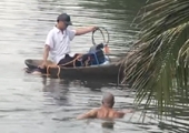 Hai chú cháu tử vong do đuối nước khi bơi ở sông Cái