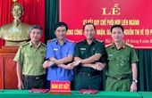 Liên ngành huyện Hải Lăng, tỉnh Quảng Trị tổ chức ký kết quy chế phối hợp