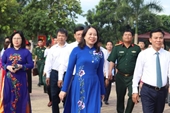 Phó Chủ tịch nước Võ Thị Ánh Xuân dự khai giảng Trường THPT Dân tộc nội trú Ngọc Lặc