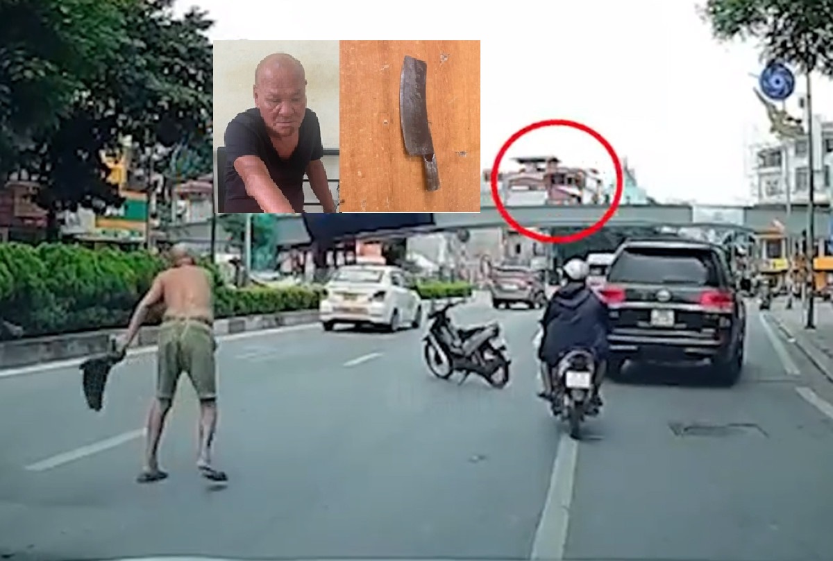 Phê chuẩn khởi tố đối tượng phi dao làm vỡ kính ô tô giữa phố Hà Nội