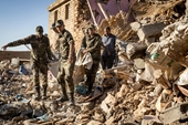 Hiện trường thảm họa động đất thế kỷ ở Maroc khiến hơn 4 000 người thương vong