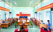VKSND huyện Đak Pơ phối hợp tổ chức phiên tòa “4 trong 1”