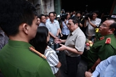 Thủ tướng Phạm Minh Chính thị sát hiện trường vụ cháy chung cư mini