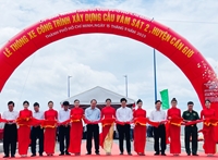 Cần Giờ - TP Hồ Chí Minh Thông xe cầu Vàm Sát 2 sau 5 năm khởi công xây dựng