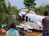 Máy bay lao khỏi đường băng ở Amazon, toàn bộ hành khách và phi hành đoàn tử nạn