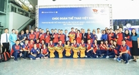 Hình ảnh Đoàn Thể thao Việt Nam lên đường tranh tài tại Asian Games 19