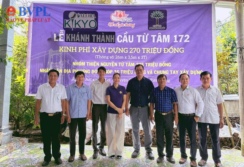 VKSND tỉnh Tiền Giang Vận động kinh phí xây dựng cầu Từ Tâm