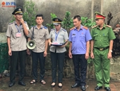 VKSND huyện Thiệu Hóa kiểm sát cưỡng chế thi hành án dân sự
