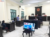 VKSND TP Hà Tĩnh phối hợp tổ chức 9 phiên tòa trực tuyến