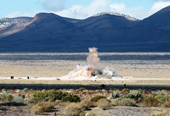 Mỹ thử nghiệm vụ nổ dưới lòng đất tại bãi thử hạt nhân ở Nevada