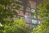 Kịp thời sơ tán bệnh nhân ra khỏi đám cháy tại Bệnh viện Đa khoa khu vực Cẩm Phả