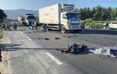 Tai nạn liên hoàn ở Khánh Hòa, ba người tử vong thương tâm