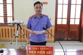 VKSND huyện Hương Sơn và TAND cùng cấp phối hợp tổ chức phiên tòa xét xử lưu động