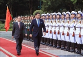 Chủ tịch nước chủ trì lễ đón Tổng thống Mông Cổ thăm cấp Nhà nước tới Việt Nam