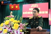 Viện trưởng VKSQS Quân khu 5 trả lời chất vấn tại Hội nghị đại biểu quân nhân