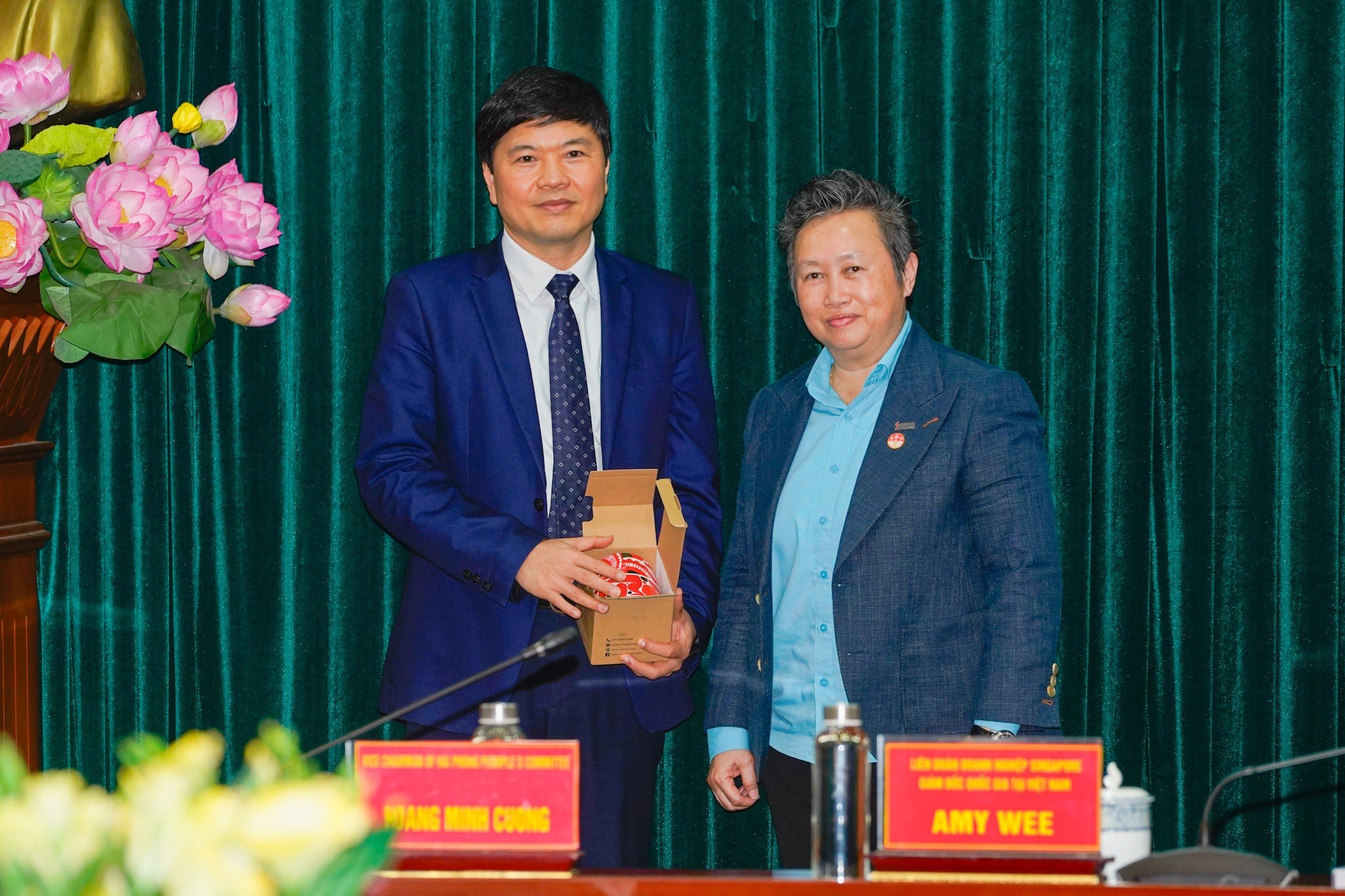 Doanh nghiệp Singapore tìm hiểu hợp tác, đầu tư tại Hải Phòng