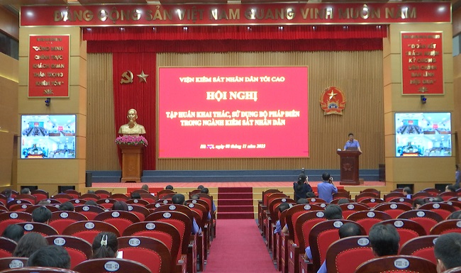 Tập huấn khai thác, sử dụng Bộ pháp điển trong ngành Kiểm sát nhân dân