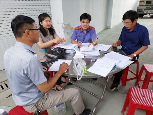 VKSND quận Liên Chiểu kiểm sát việc tiêu hủy, sung công quỹ vật chứng