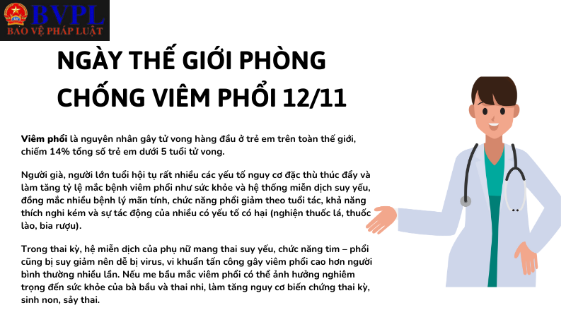 Hưởng ứng ngày Viêm phổi Thế giới