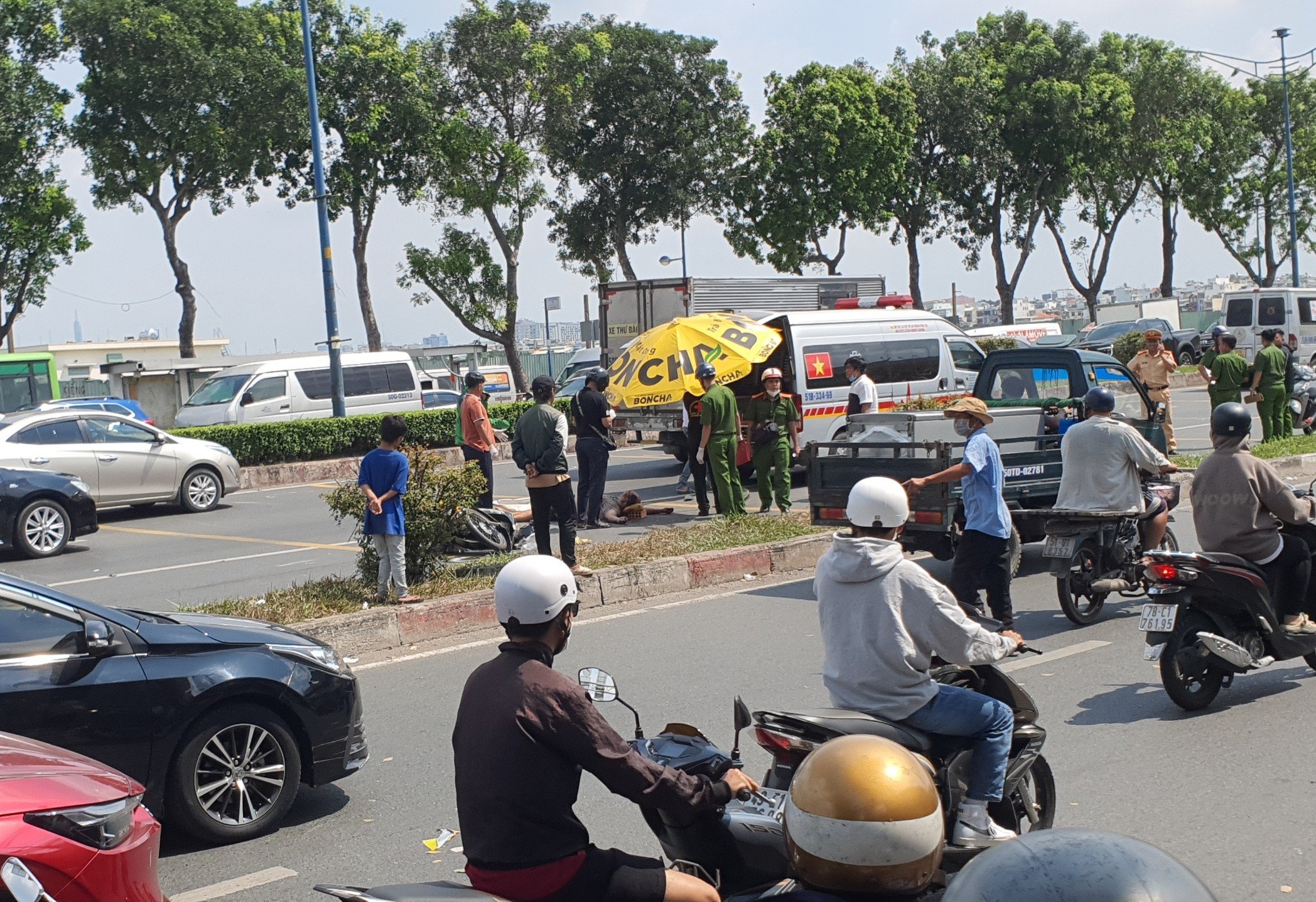 Tai nạn liên hoàn khiến người đàn ông tử vong tại chỗ