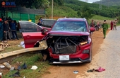 Hai người tử vong sau khi xe ô tô tông vào lan can bên đường ở Đắk Lắk