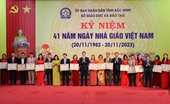 Bắc Ninh kỷ niệm 41 năm Ngày Nhà giáo Việt Nam