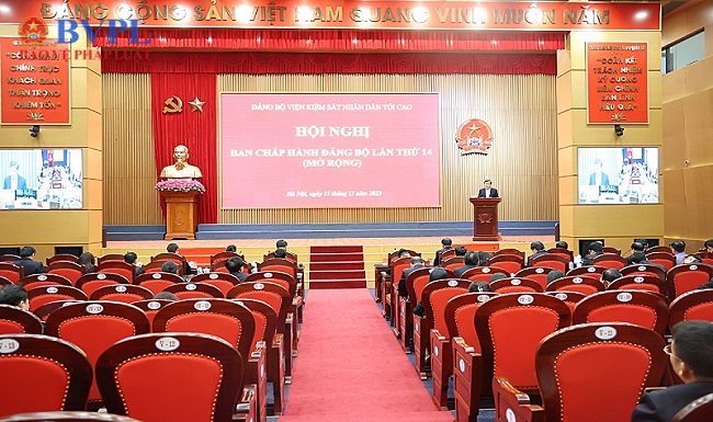 Hội nghị Ban Chấp hành Đảng bộ VKSND tối cao lần thứ 14 mở rộng