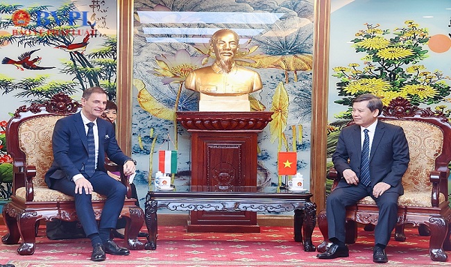 Viện trưởng Lê Minh Trí tiếp Bộ trưởng Bộ Tư pháp Hungary