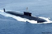 Tàu ngầm tối tân lớp Borey của Nga “nghe” dưới nước được bao xa